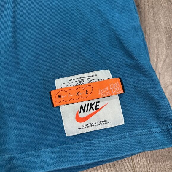 Nike Sportswear Wash Drip Tee Swoosh Logo Short Sleeve T-Shirt XL - DC2729-301 - Picture 3 of 7